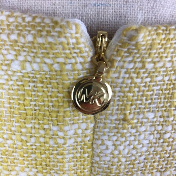 MICHAEL KORS Women’s Medium Yellow Knitted Dress - Picture 5 of 8